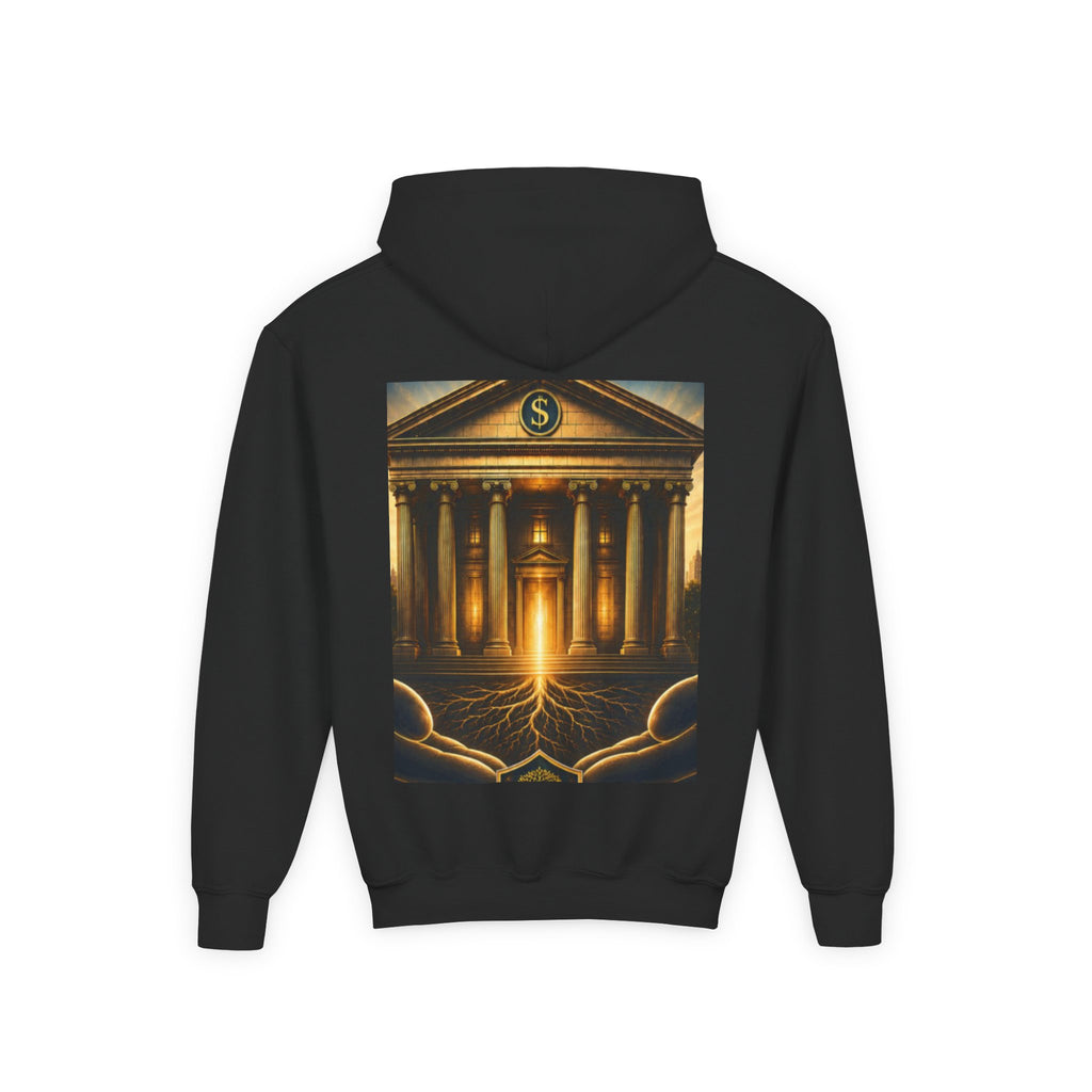 Open A Family Bank, Close the Wealth Gap: The Definition of Power Youth Hoodie