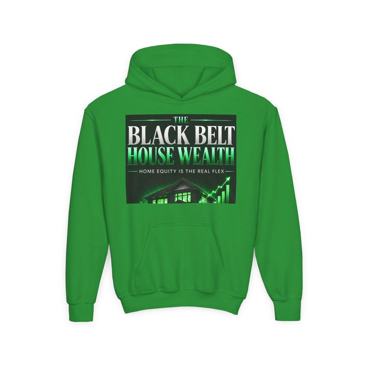 The Black Belt House Wealth: Home Equity Is the Real Flex Youth Hoodie