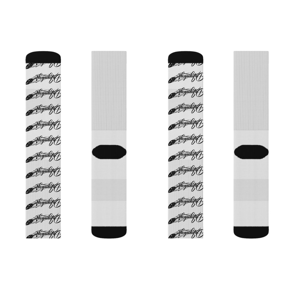 DaLegendary1 Feather Flow Pattern Socks