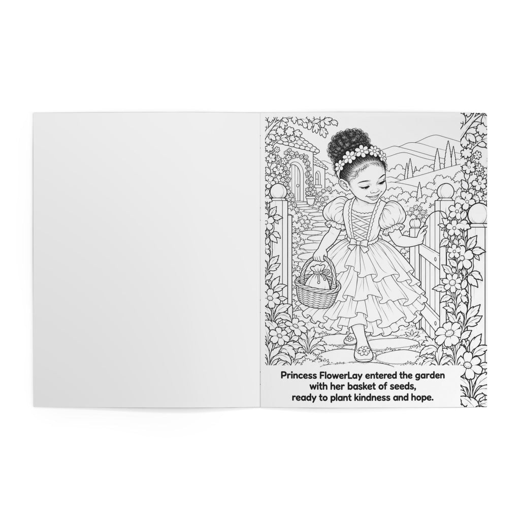 Princess FlowerLay Coloring Book (First Edition)