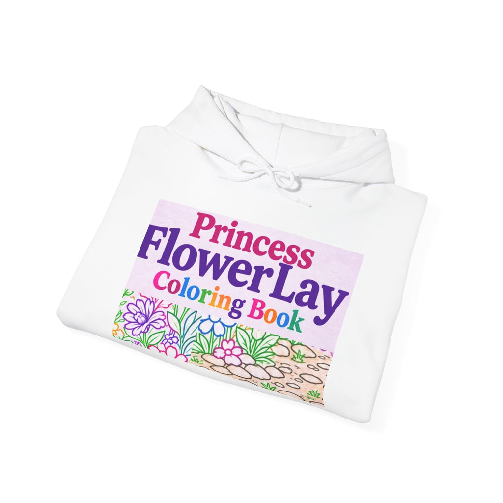 Princess FlowerLay Coloring Book Adult Hoodie