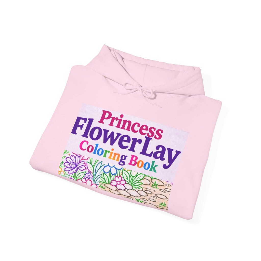 Princess FlowerLay Coloring Book Adult Hoodie