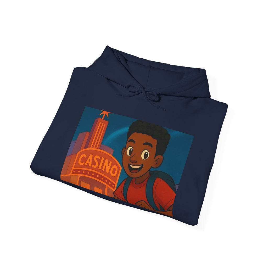 The Invisible Jackpot: Mysteries of the Casino Adult Hoodie