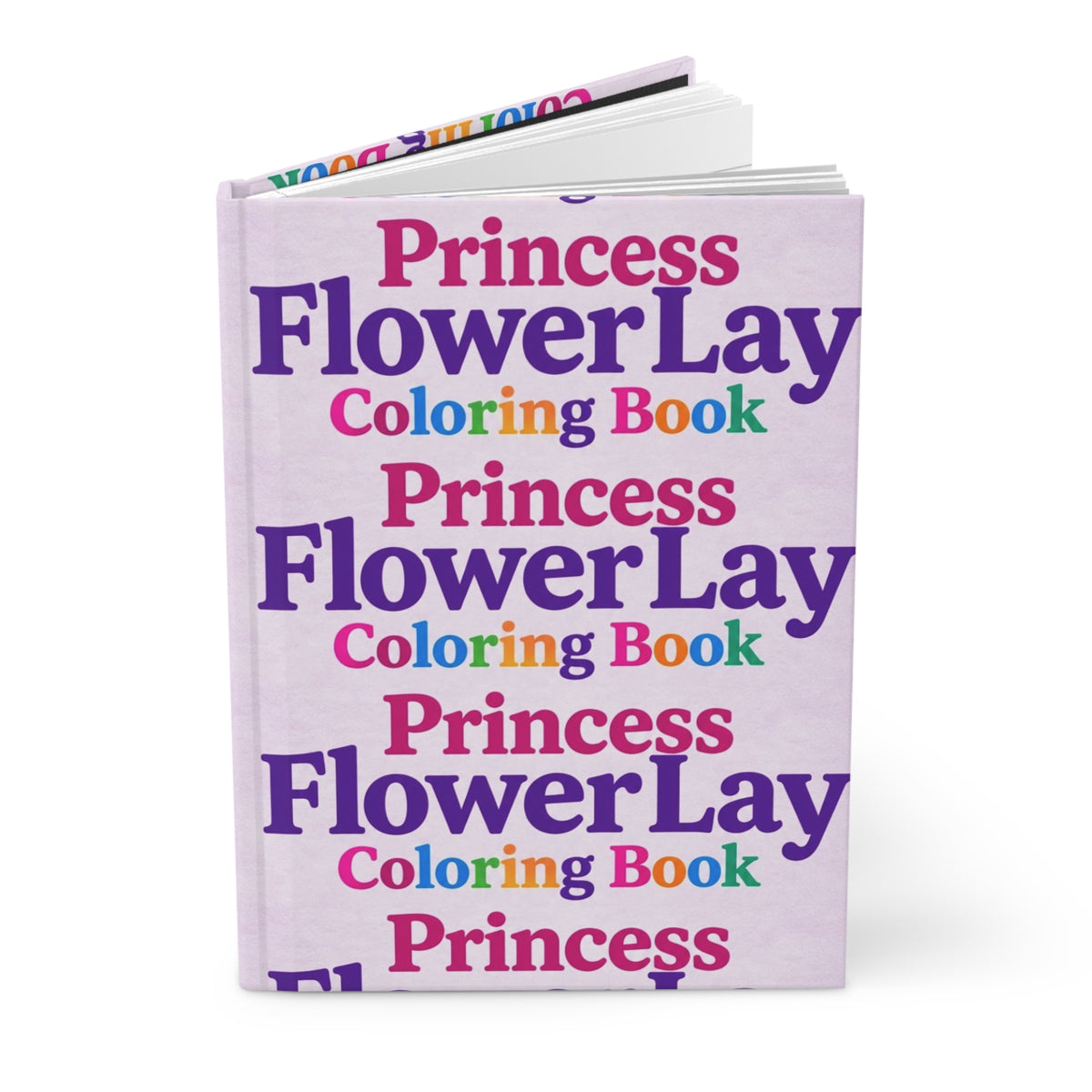 Princess FlowerLay Wrap Around Hardcover Lined Journal