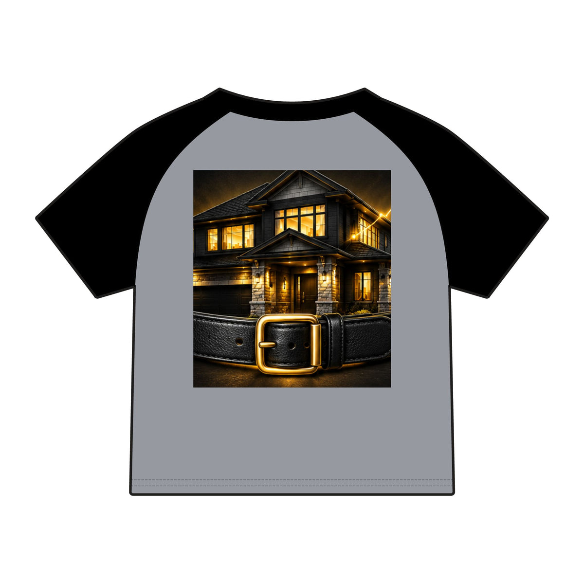 The Black Belt House Wealth Women’s Micro Rib Raglan Tee