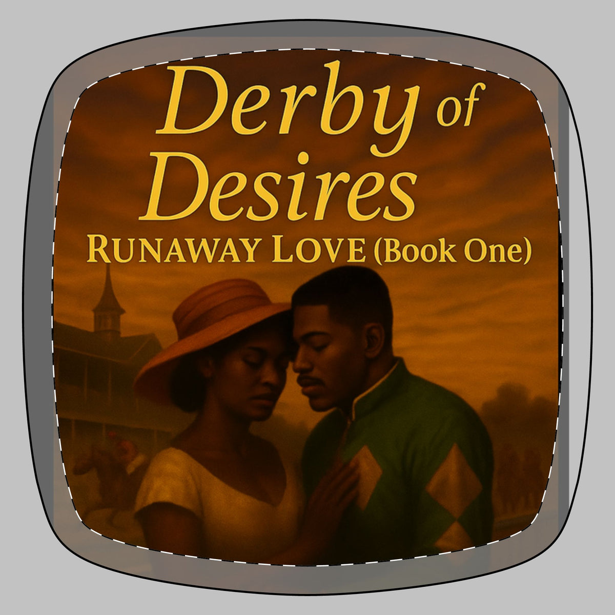 Derby of Desires Runaway Love Compact Square Mirror