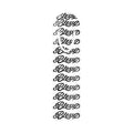 Blessed Black Out Signature Bookmarker