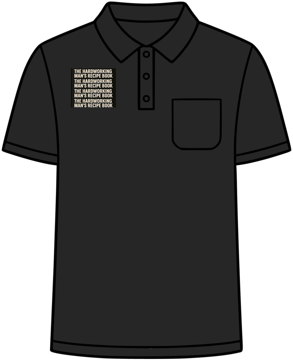The Hardworking Man’s Recipe Book Pocket Polo