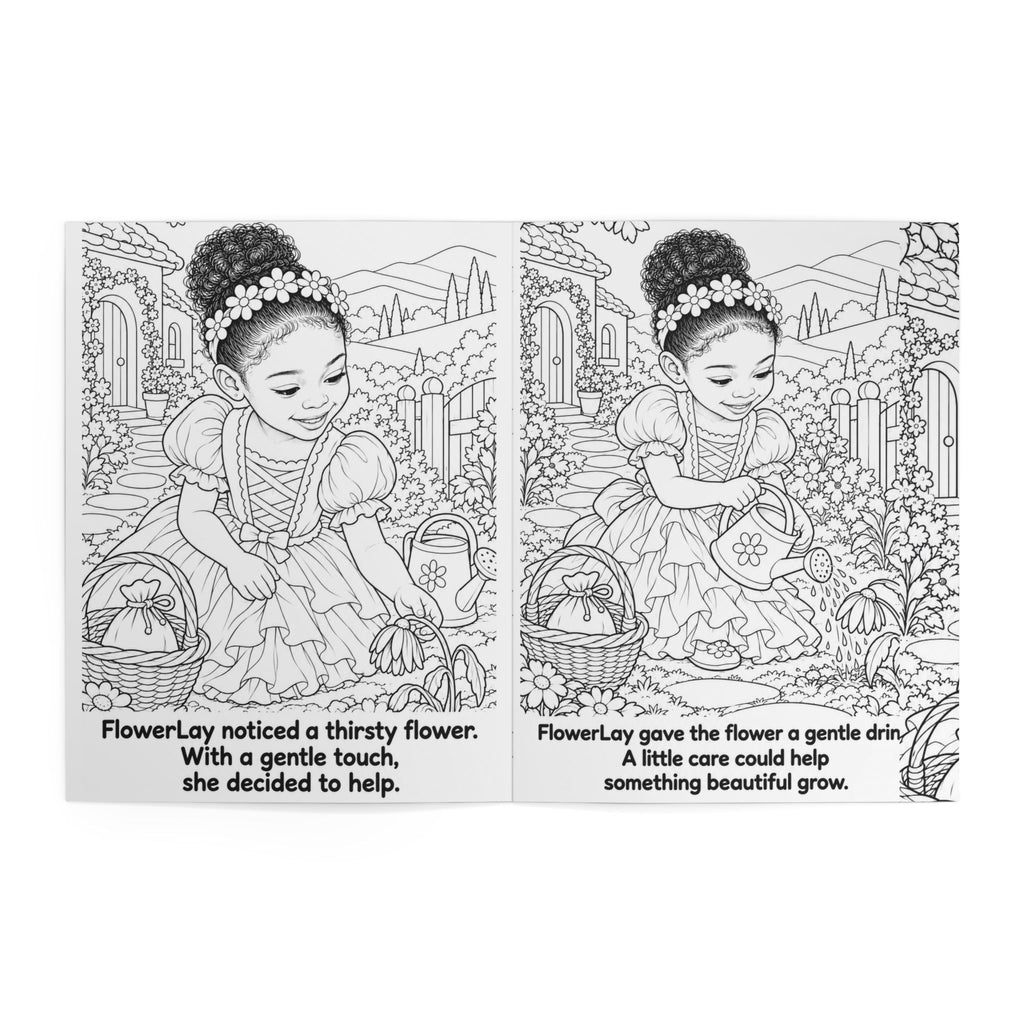 Princess FlowerLay Coloring Book (First Edition)