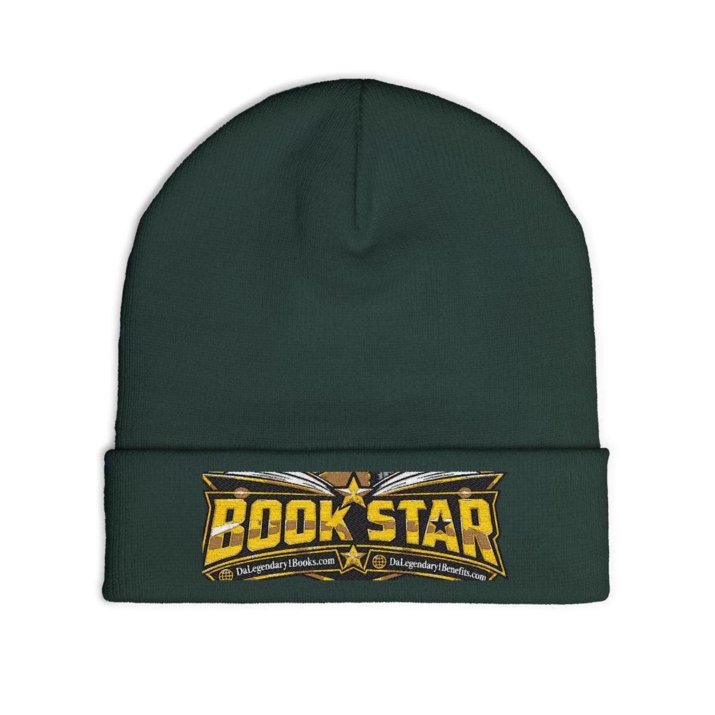 BookStar Embroidered Knit Beanie