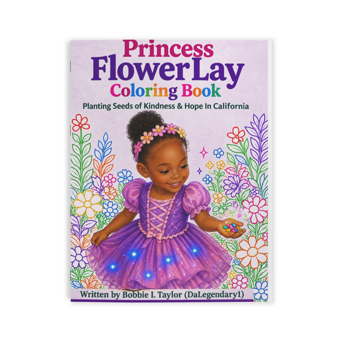 Princess FlowerLay Coloring Book (First Edition)
