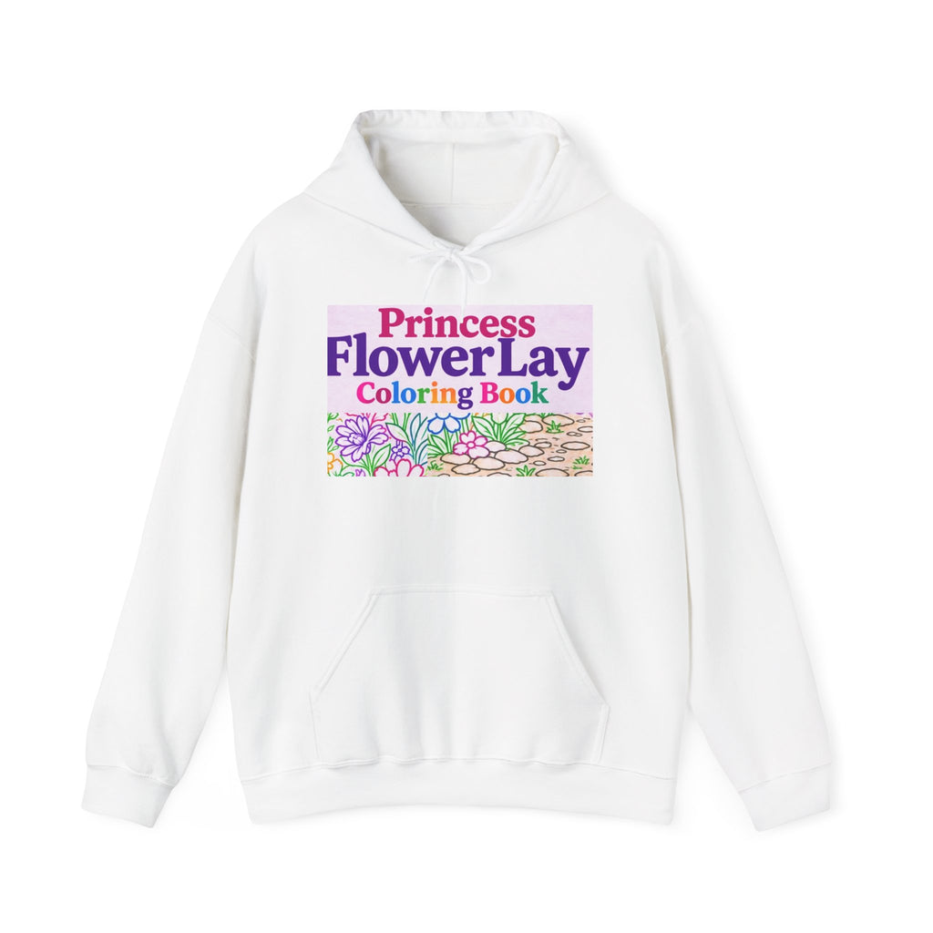 Princess FlowerLay Coloring Book Adult Hoodie