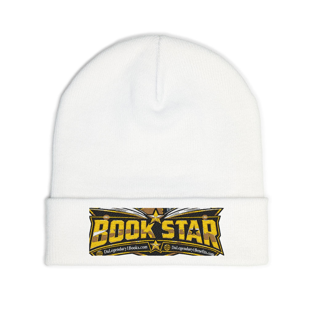BookStar Embroidered Knit Beanie