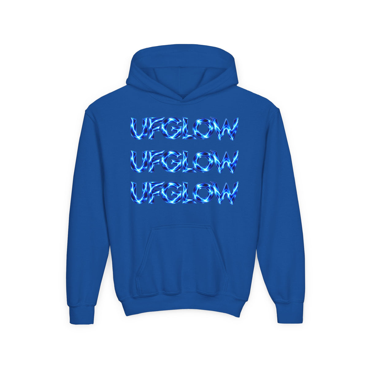 UFGlow Electric Blue Youth Hoodie
