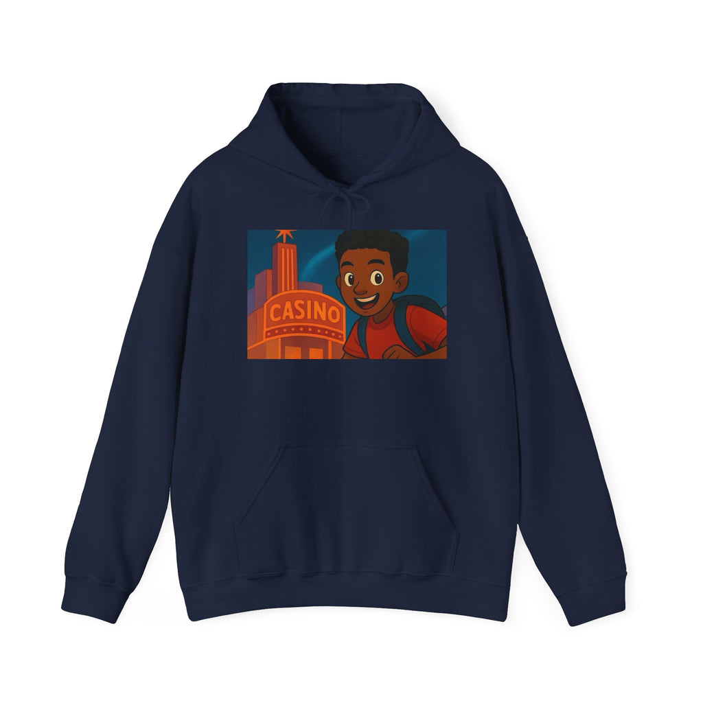 The Invisible Jackpot: Mysteries of the Casino Adult Hoodie