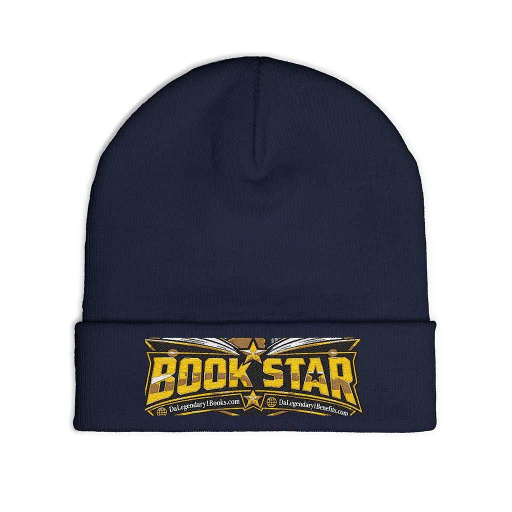 BookStar Embroidered Knit Beanie