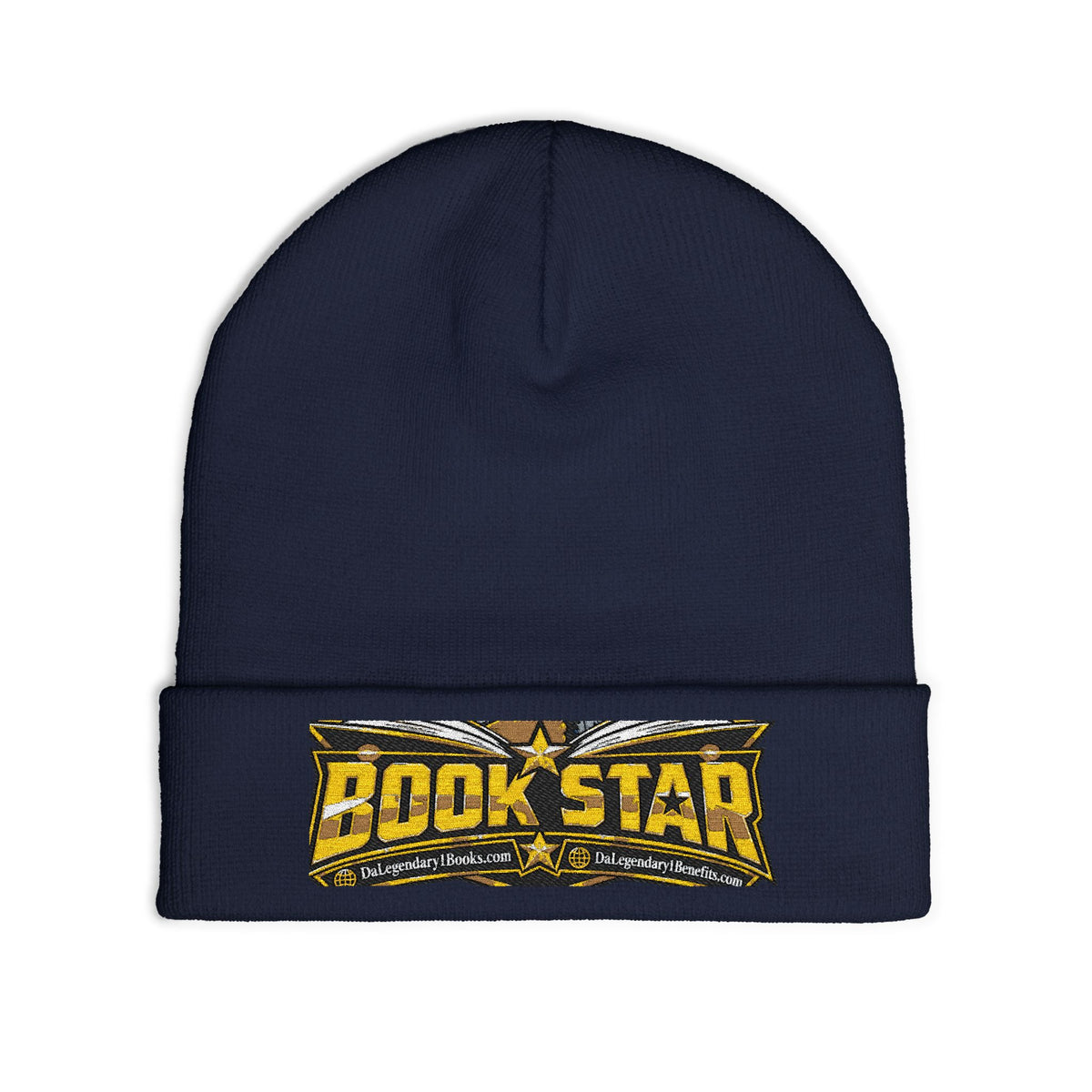 BookStar Embroidered Knit Beanie