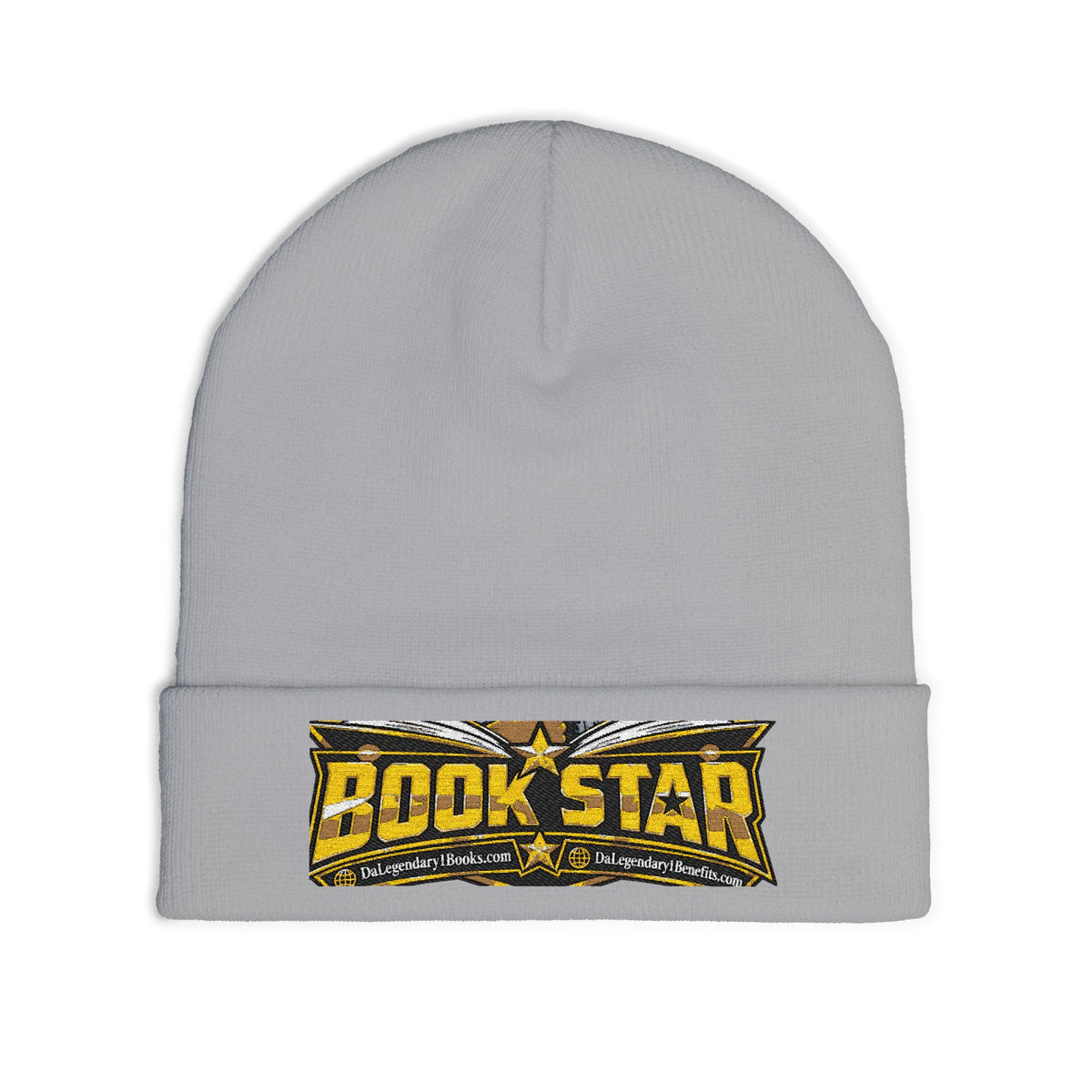 BookStar Embroidered Knit Beanie
