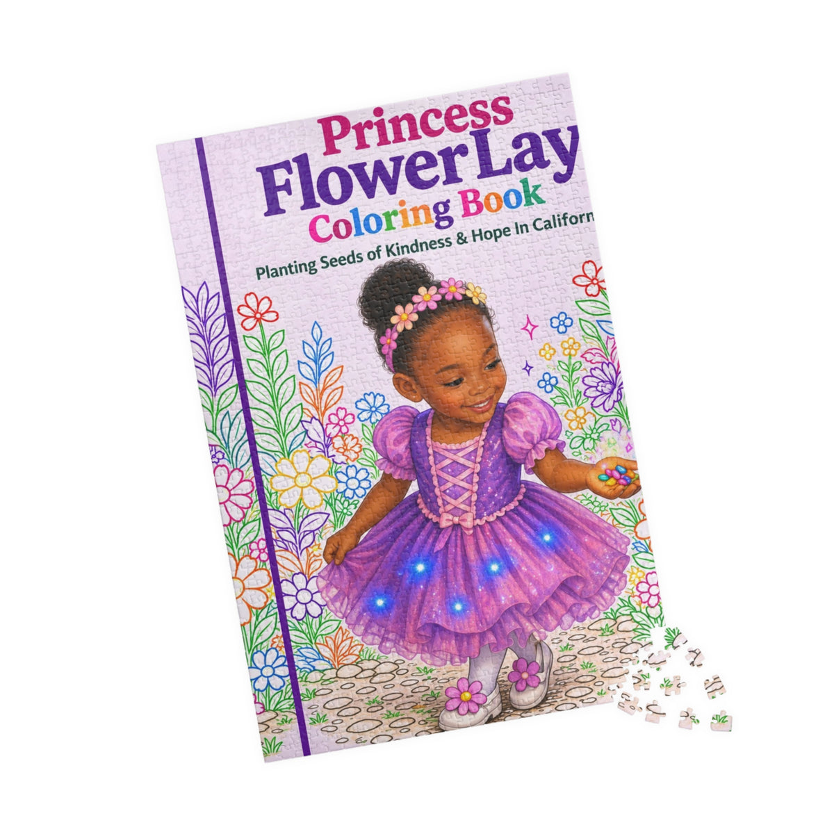 Princess FlowerLay Color Garden Puzzle
