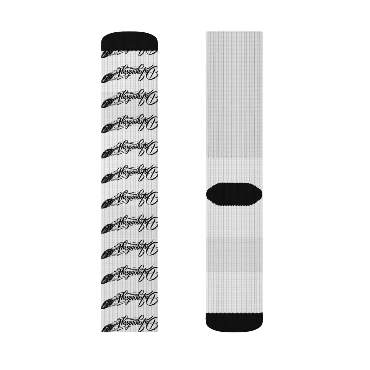 DaLegendary1 Feather Flow Pattern Socks