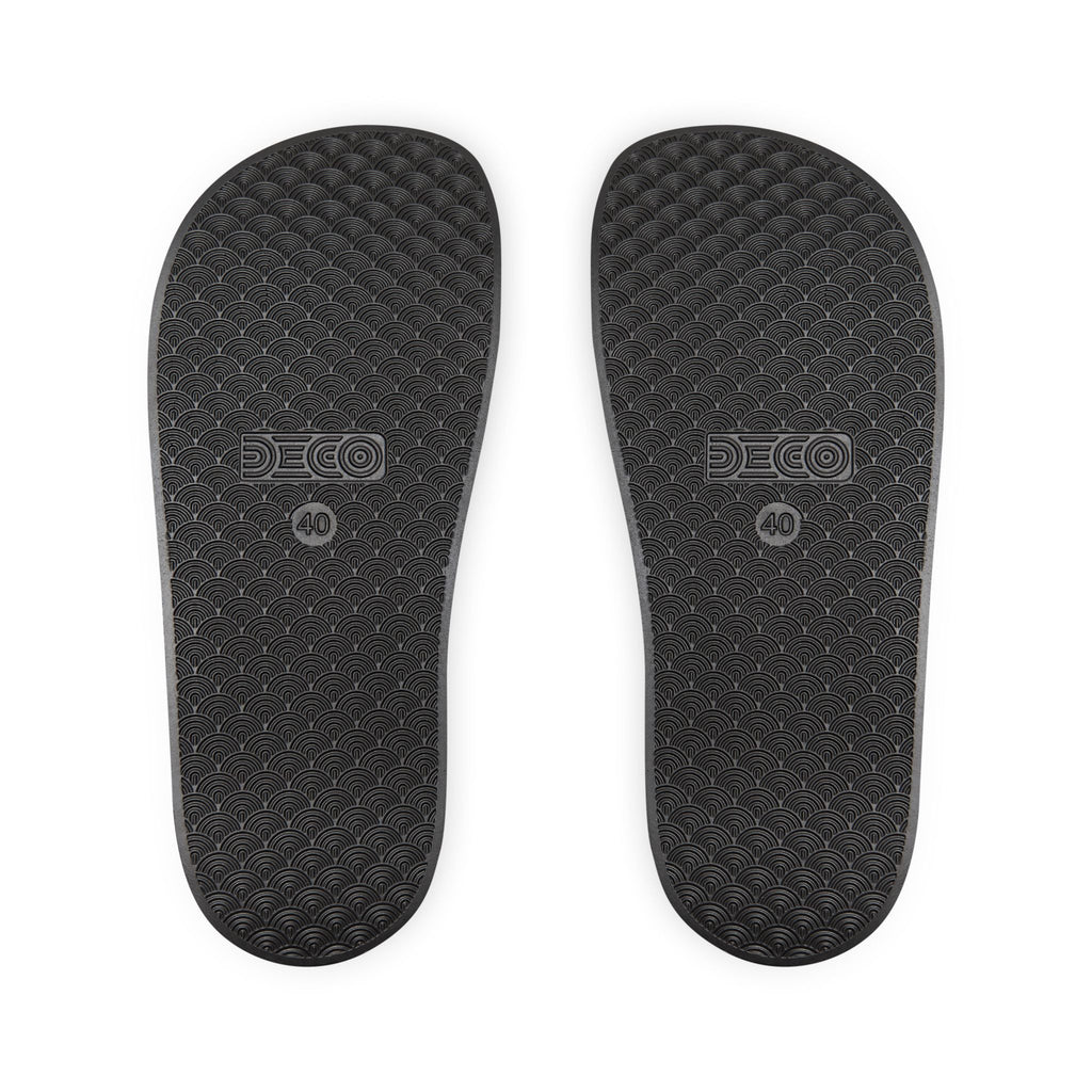 The Black Belt House Wealth Adult Slide Sandals