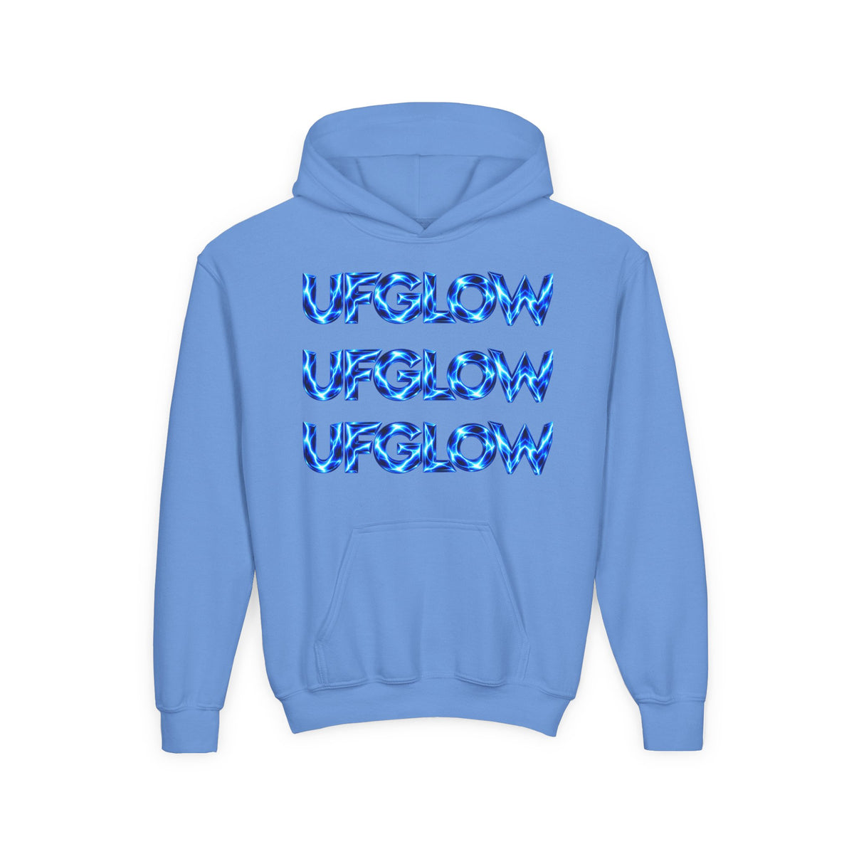 UFGlow Electric Blue Youth Hoodie