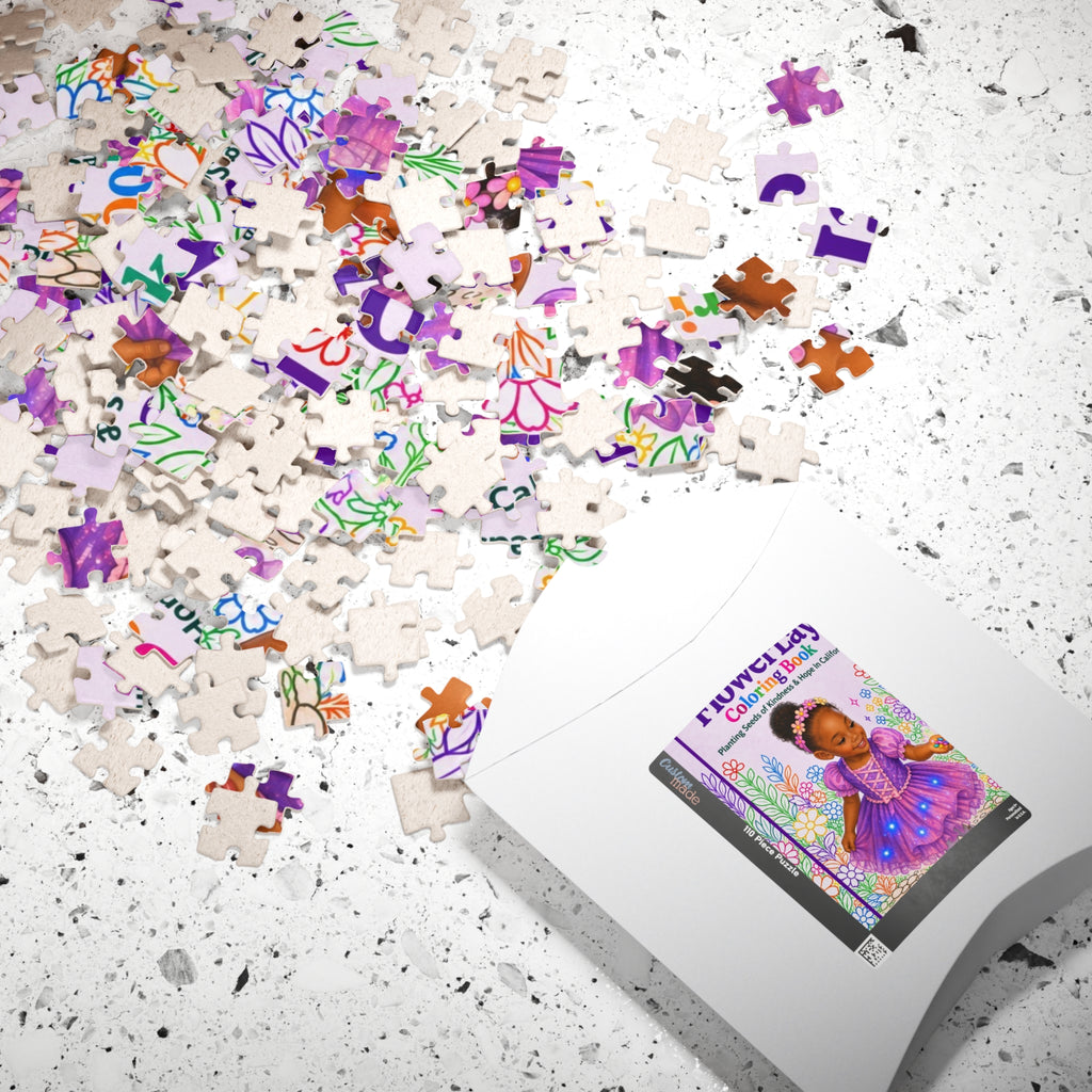 Princess FlowerLay Color Garden Puzzle
