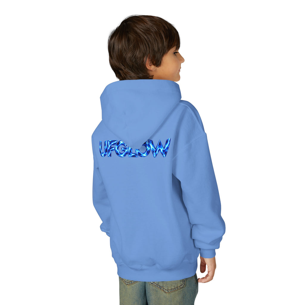 UFGlow Electric Blue Youth Hoodie