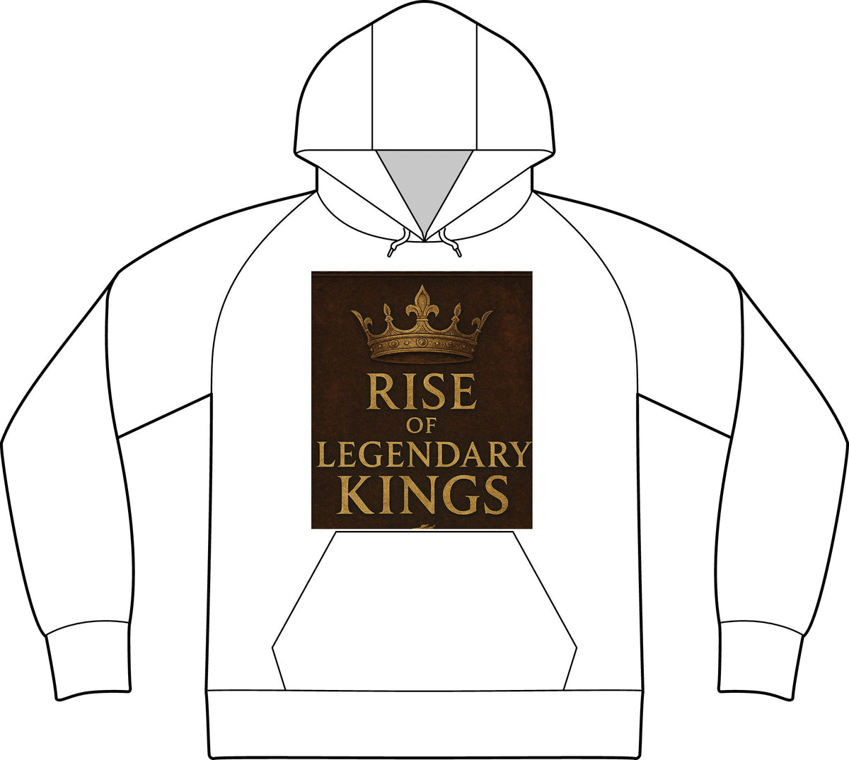 Rise of Legendary Kings Crowndom King Adult Hoodie