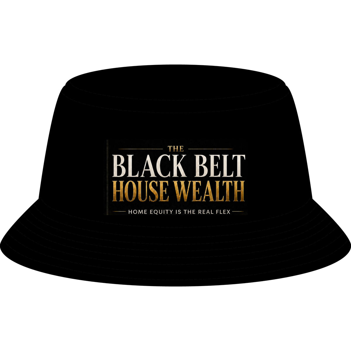 The Black Belt House Wealth Bucket Hat for Women