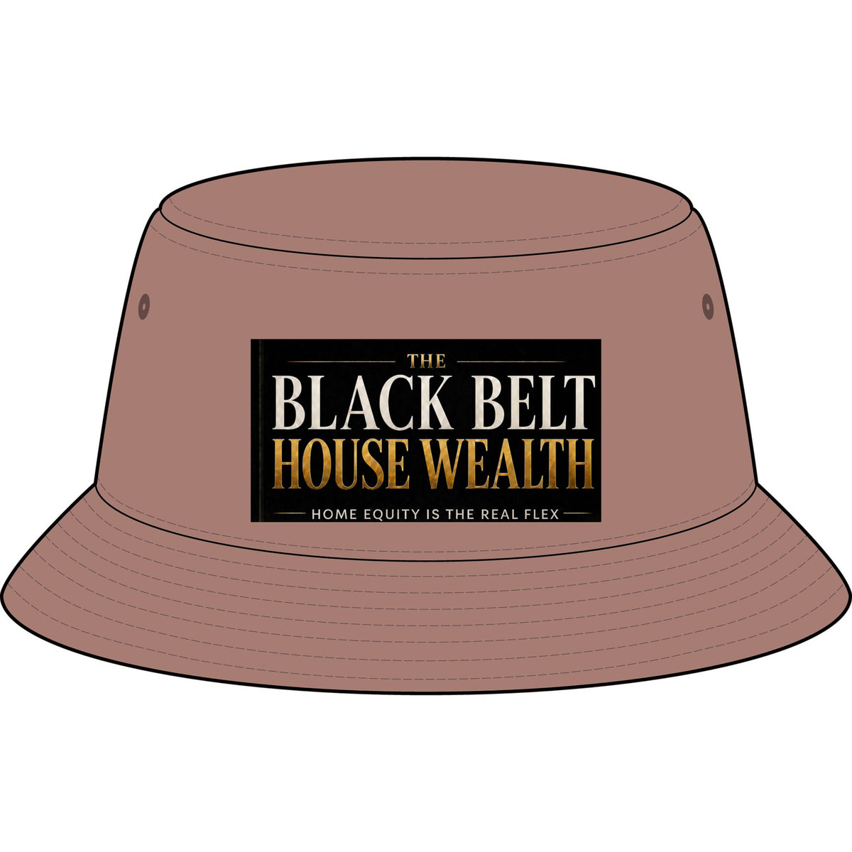 The Black Belt House Wealth Bucket Hat for Women