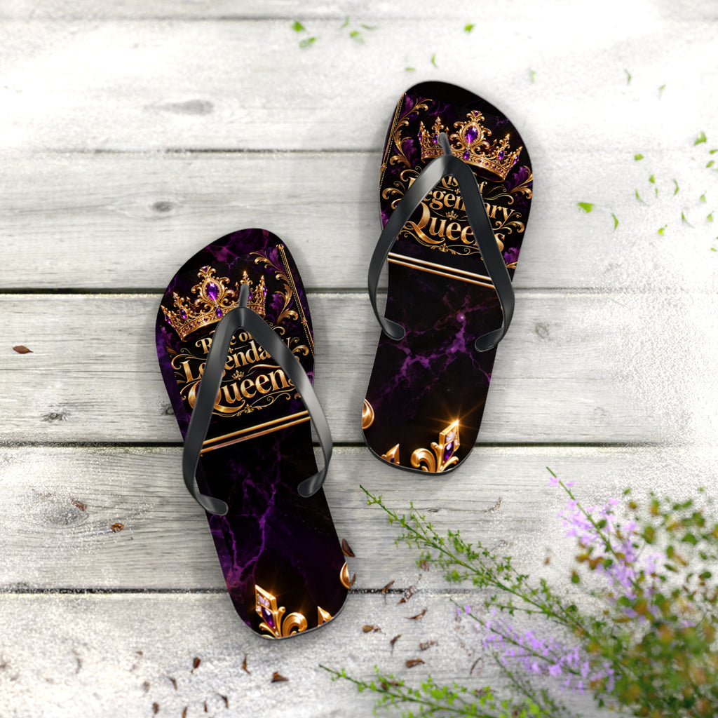 Rise of Legendary Queens Crown Flip Flops