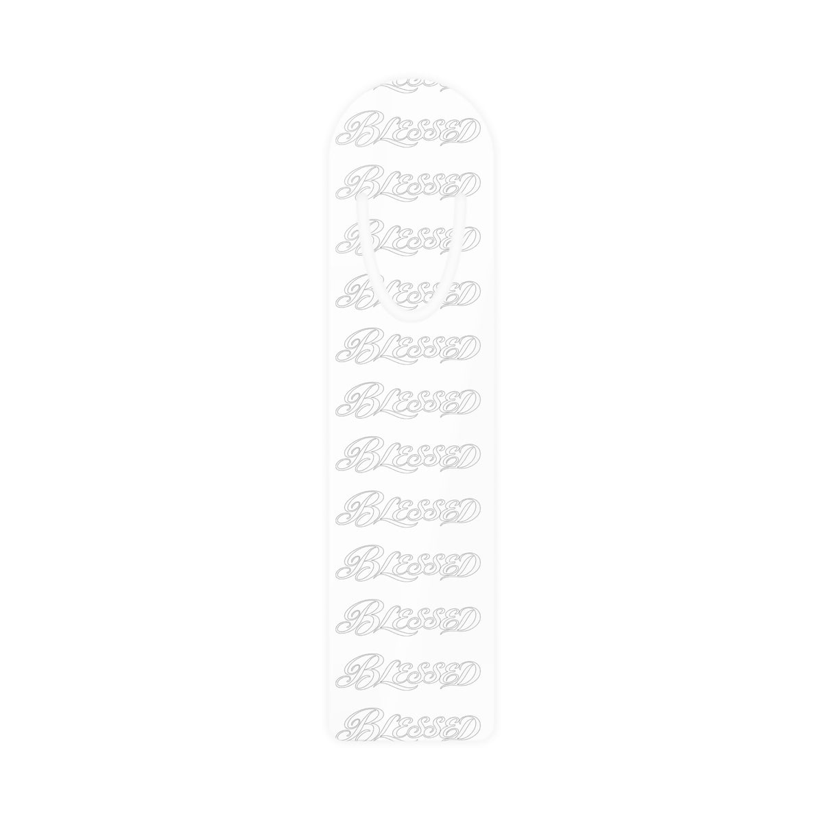 Blessed White Out Signature Bookmarker