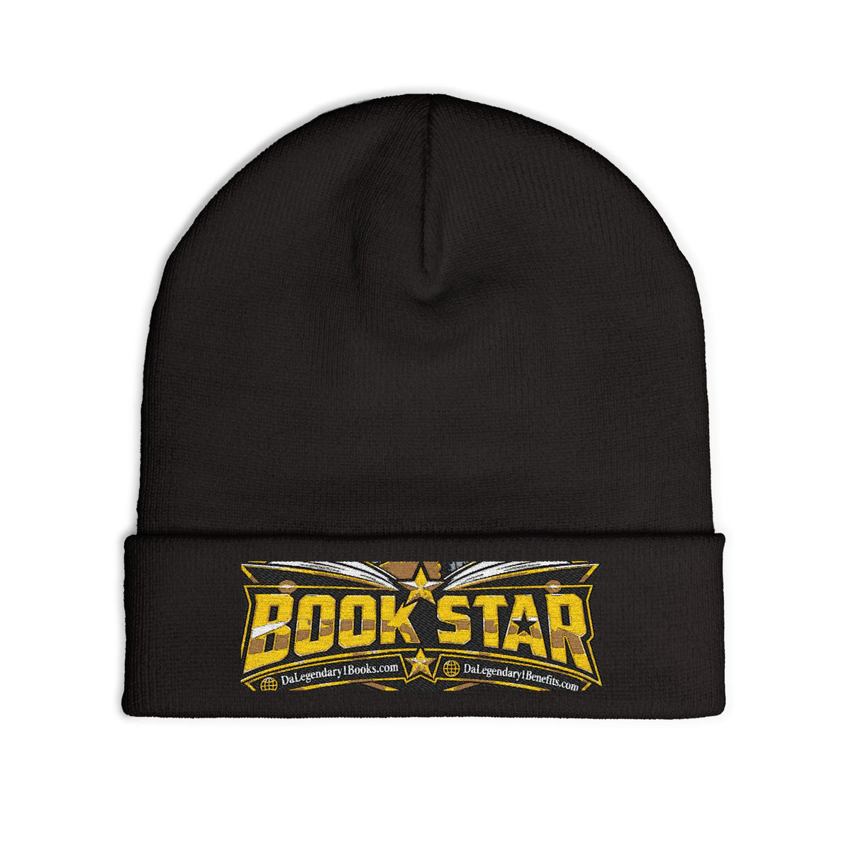 BookStar Embroidered Knit Beanie