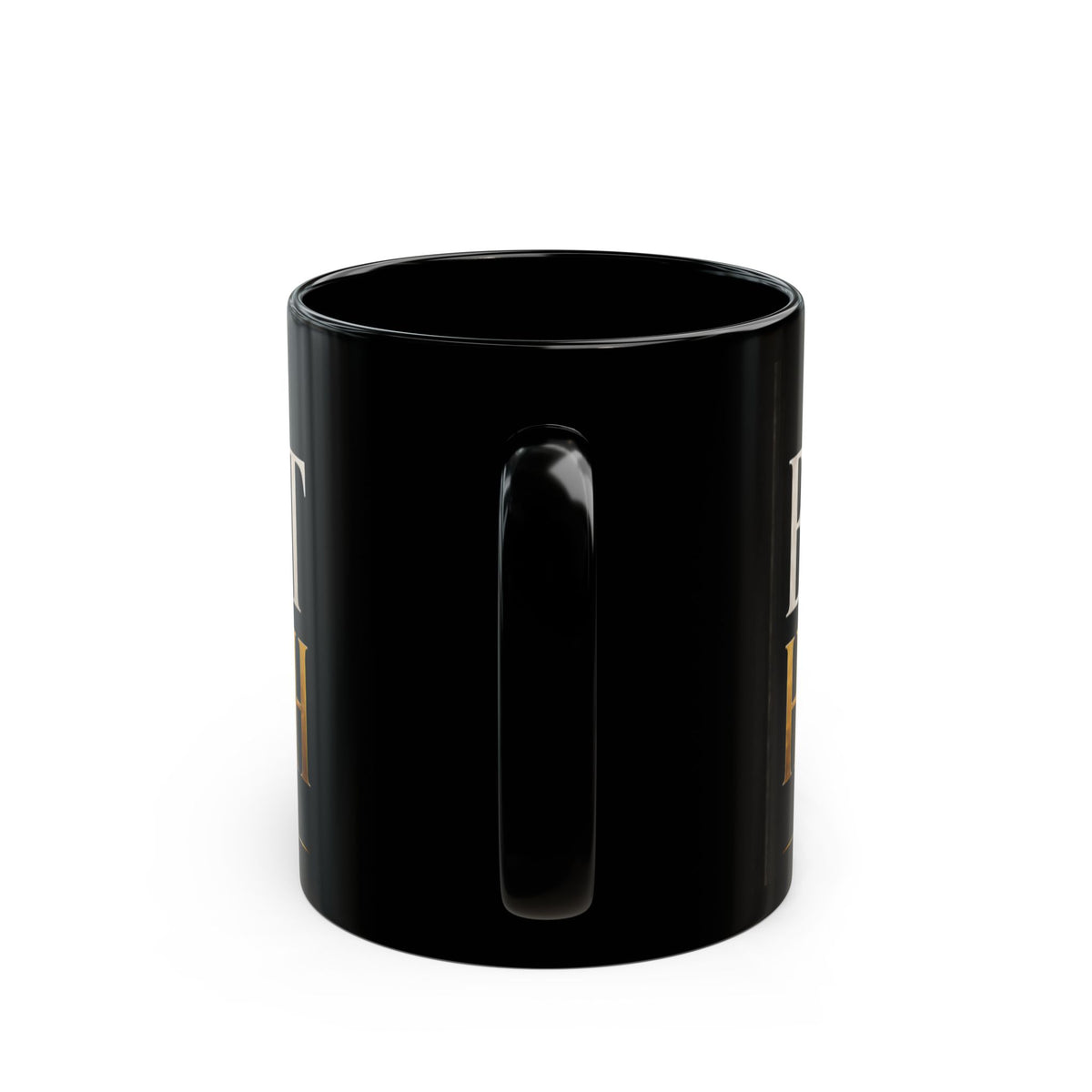 The Black Belt House Wealth Black Mug