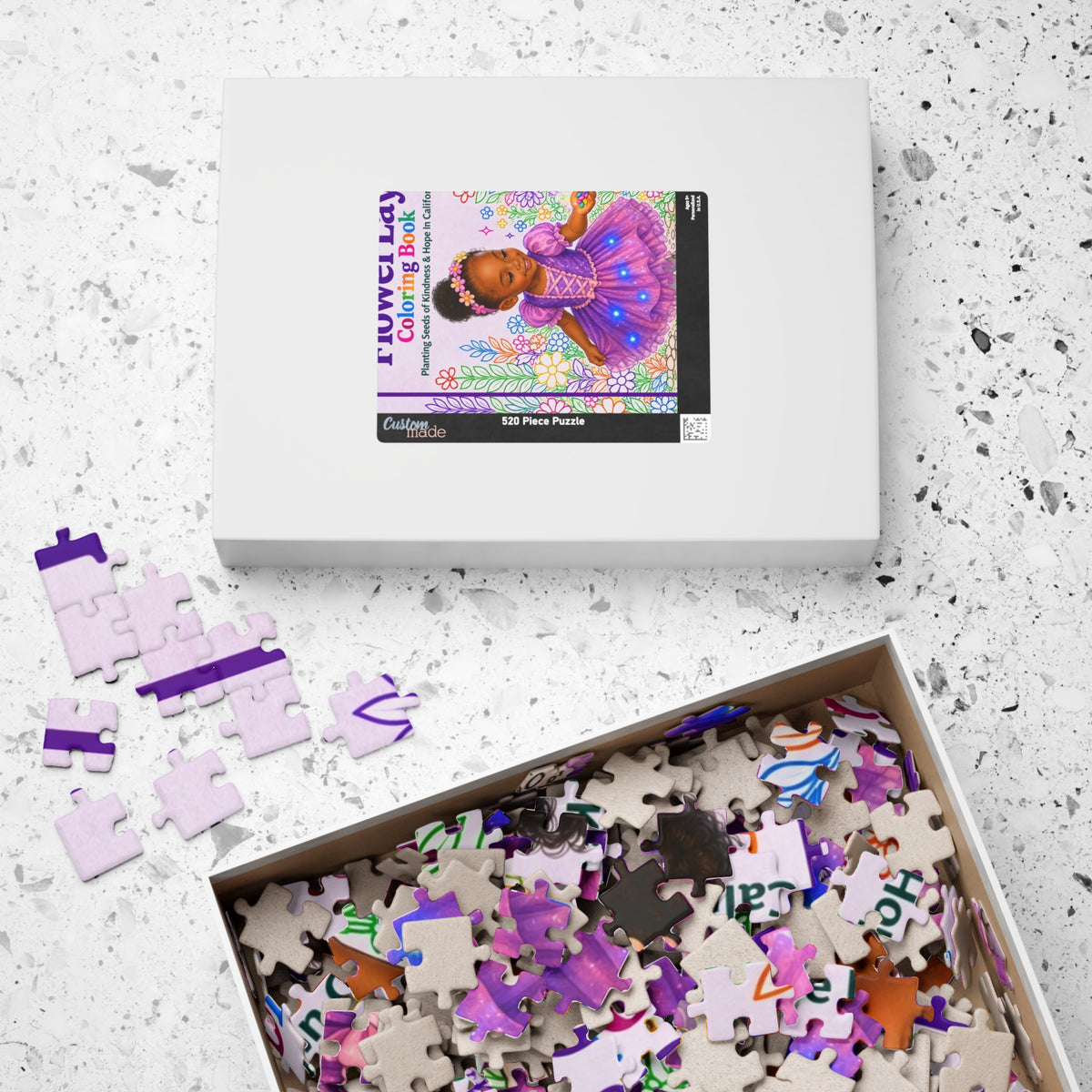 Princess FlowerLay Color Garden Puzzle