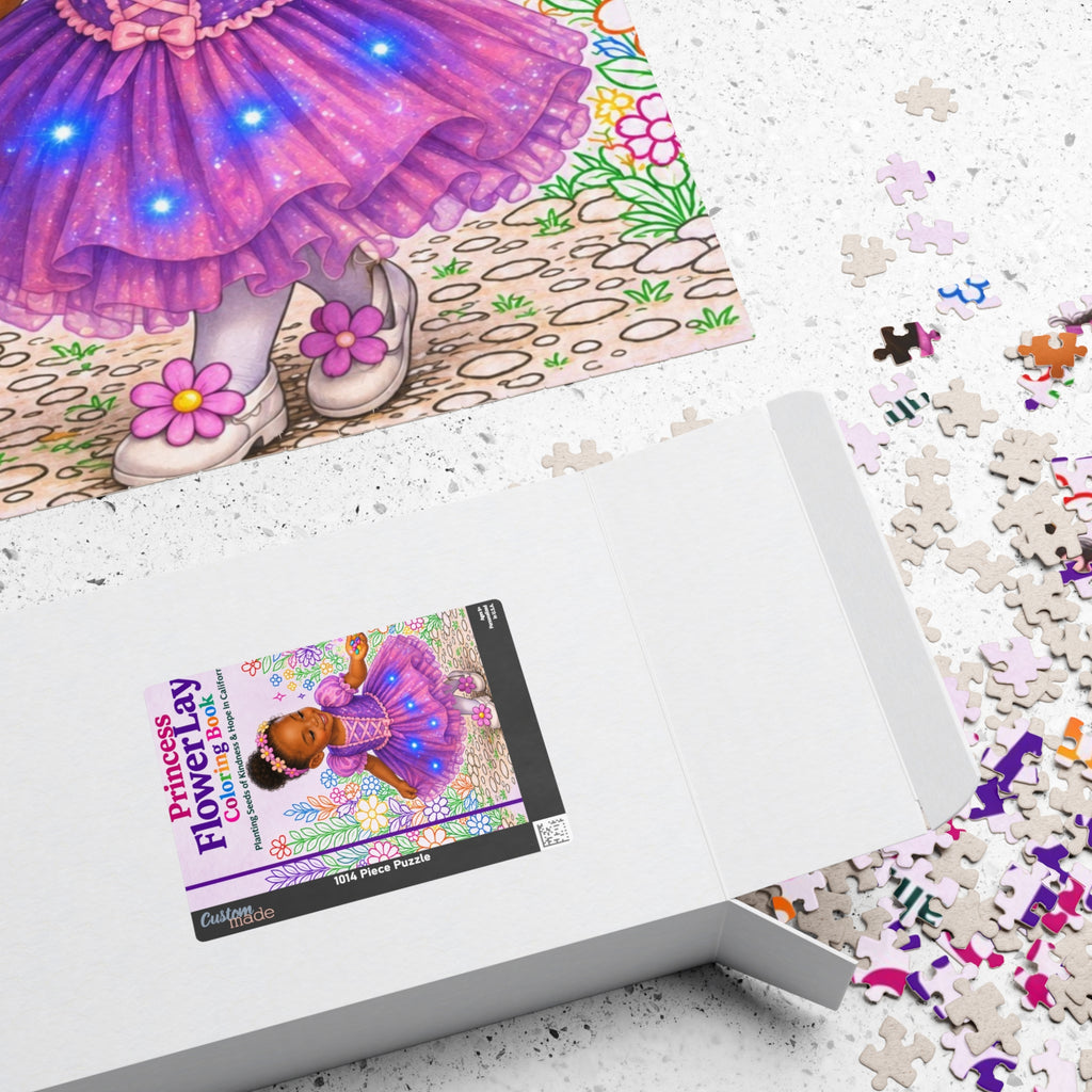 Princess FlowerLay Color Garden Puzzle