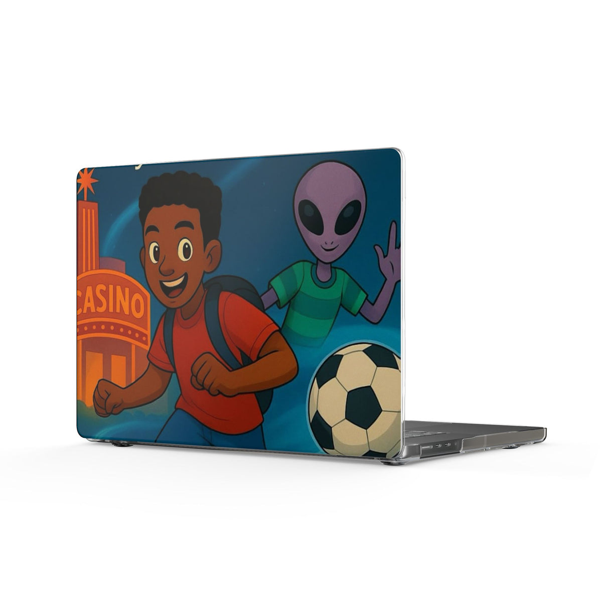 The Invisible Jackpot Zoom View MacBook Case