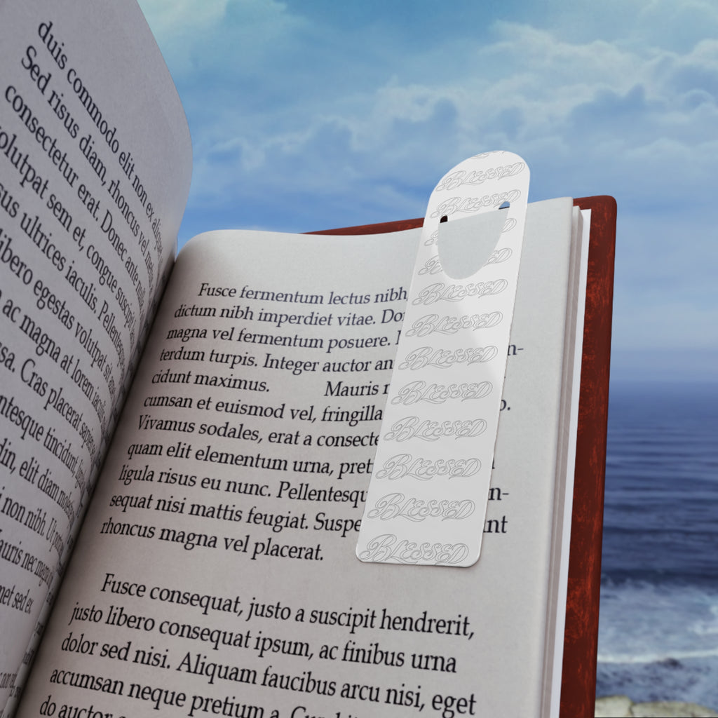 Blessed White Out Signature Bookmarker