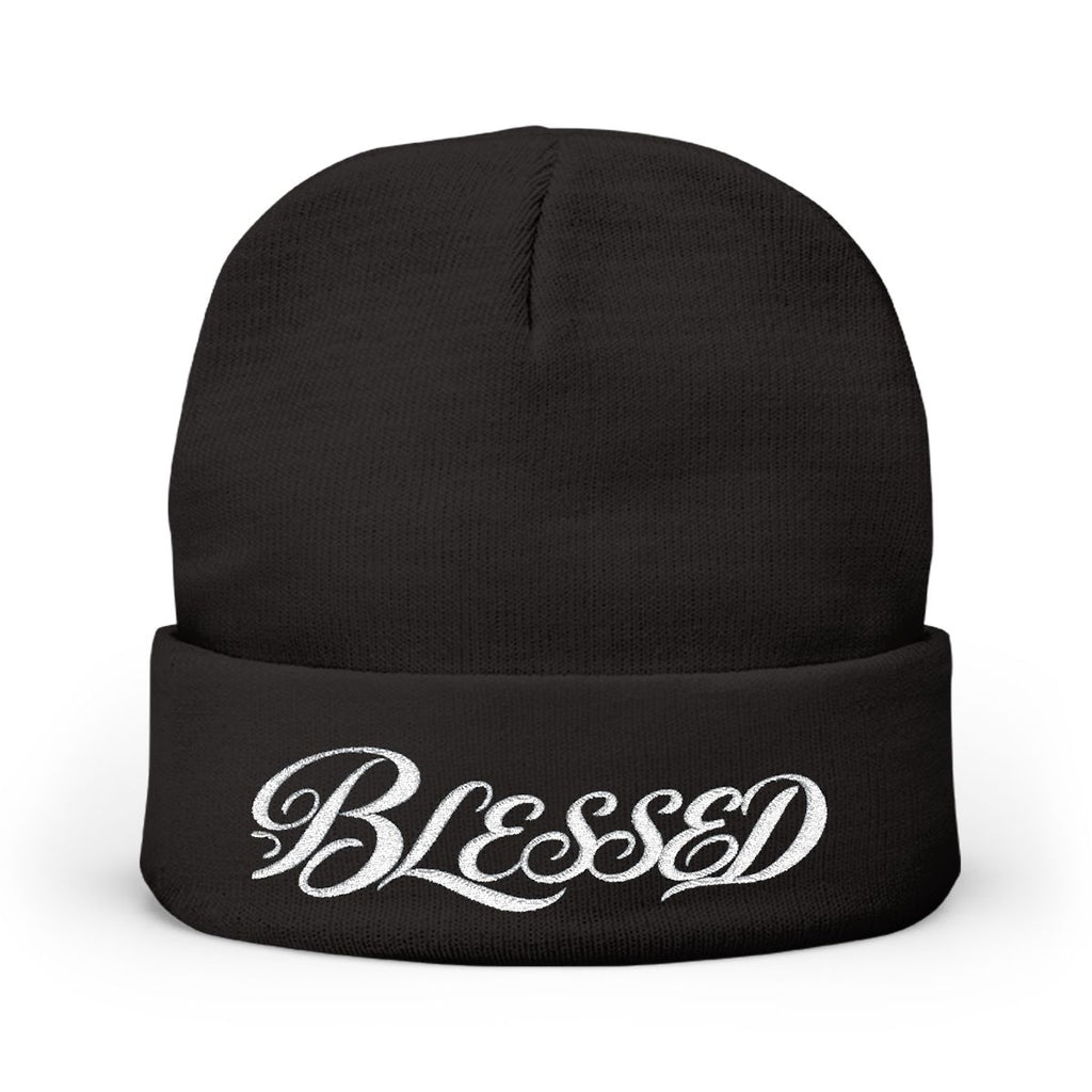 Blessed DaLegendary1 Beanie mockup 5