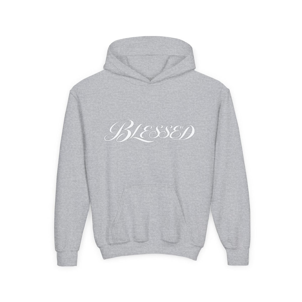 Blessed DaLegendary1 Youth Hoodie mockup 9