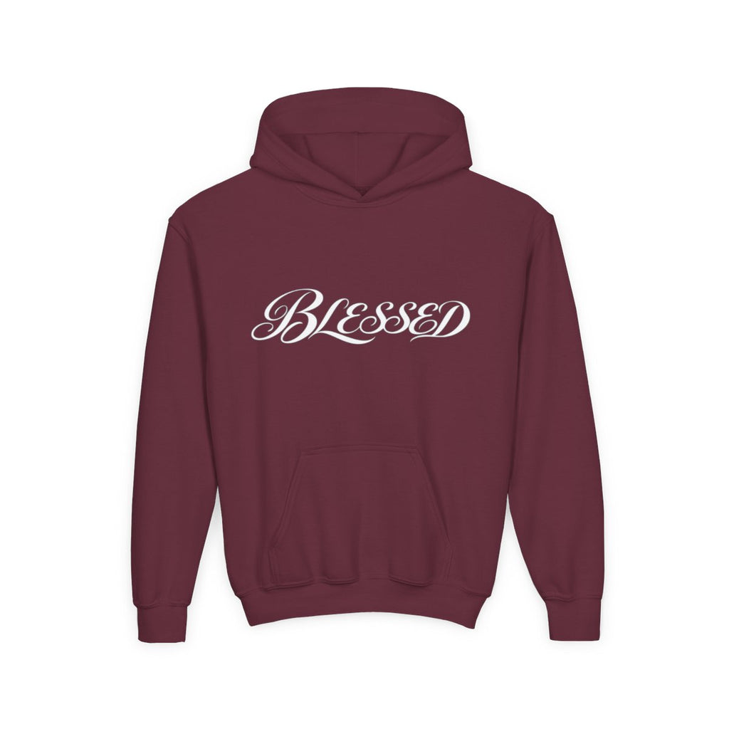 Blessed DaLegendary1 Youth Hoodie mockup 21