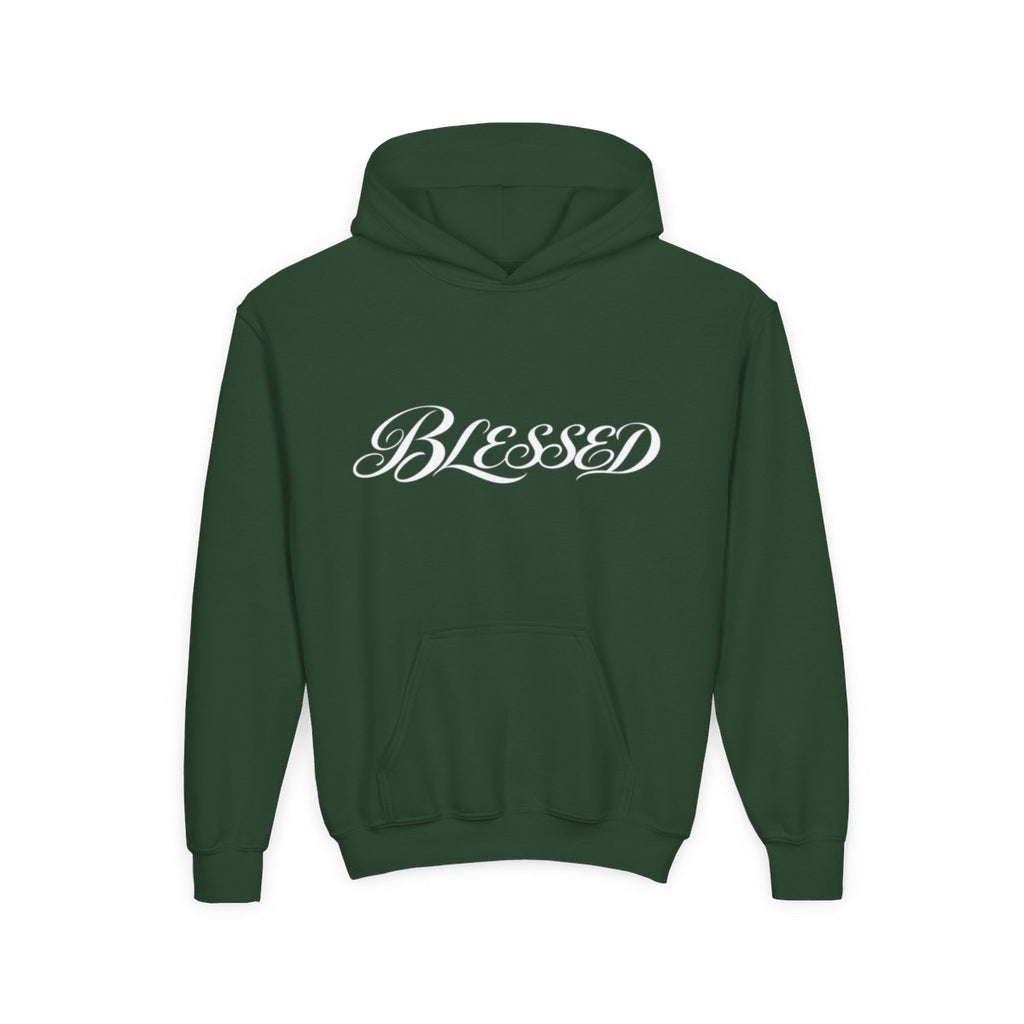 Blessed DaLegendary1 Youth Hoodie mockup 25