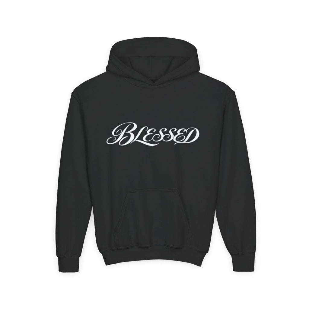 Blessed DaLegendary1 Youth Hoodie mockup 5